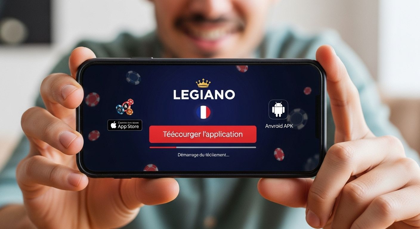 Téléchargement de l'application mobile responsive casino site